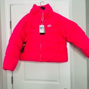 NWT Nike Hot Pink Therma-Fit Jacket
